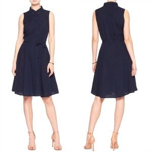 Banana Republic Factory Chambray Tie-front Dress